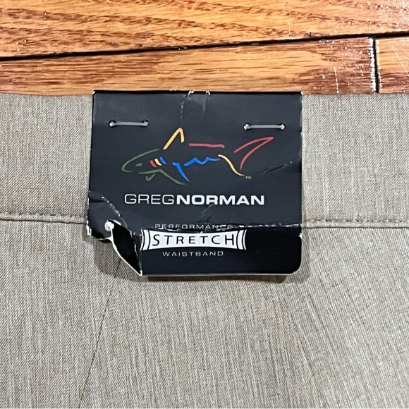 NEW Greg Norman Men's ML75 Microfiber Ultimate 5-Pocket Pants Sz 36 Beige Golf - Picture 4 of 14